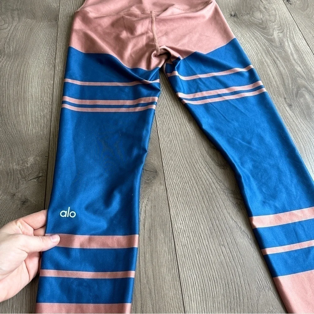 Alo Yoga High Waist Tech Lift Airbrush Leggings size Medium